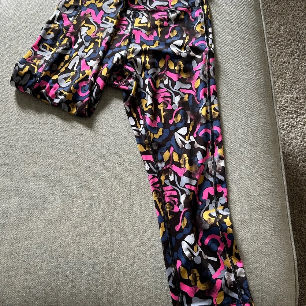 Tek Gear Multicolor Abstract Leggings - Picture 4 of 9